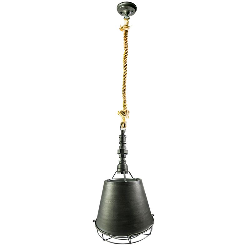 L&aacute;mpara Colgante Factory Vintage Mil Luces image number null