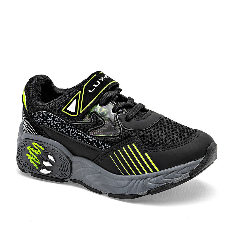 Lux-10 Tenis urbano para ni&ntilde;o negro verde image number null