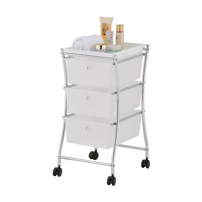 Carrito Usos M&uacute;ltiples Con 3 Cajones Namaro Des... image number null