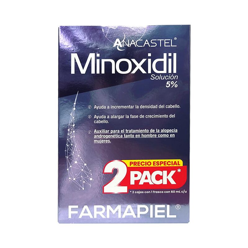 Minoxidil Sol 5% 60ml 2 Pack image number null