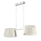 L&aacute;mpara Colgante LED de Acr&iacute;lico 1.20 m de Altura, 24 W, Luz C&aacute;lida Brillante, Pantallas Transparentes, LED integrado