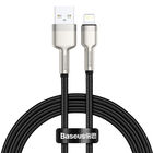 Cable de Datos Metálico Baseus USB a Lightning Trenzado Carga 2.4A de 1m