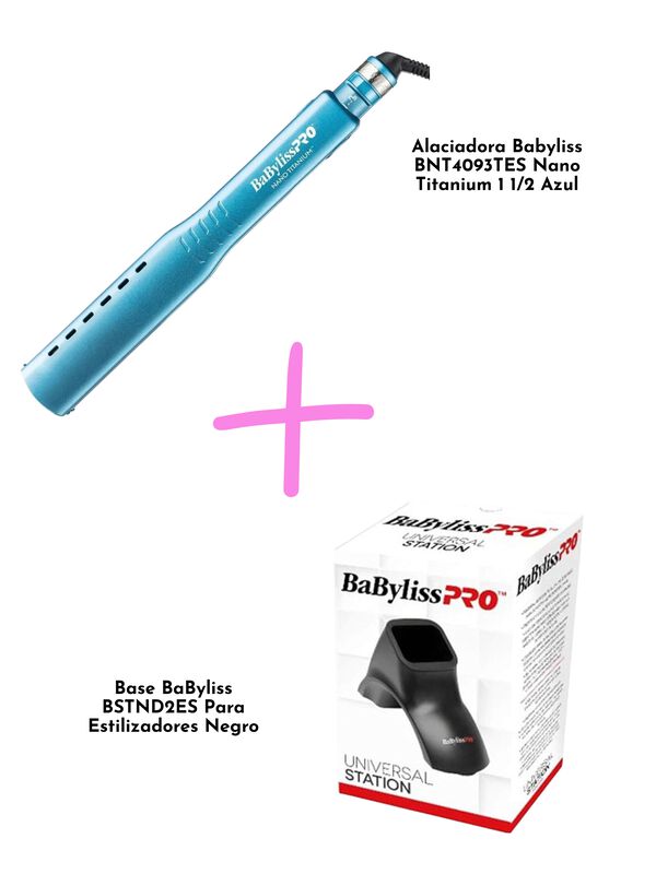 Combo 'alaciadora Babyliss Bnt4093tes Mas Base ... image number null