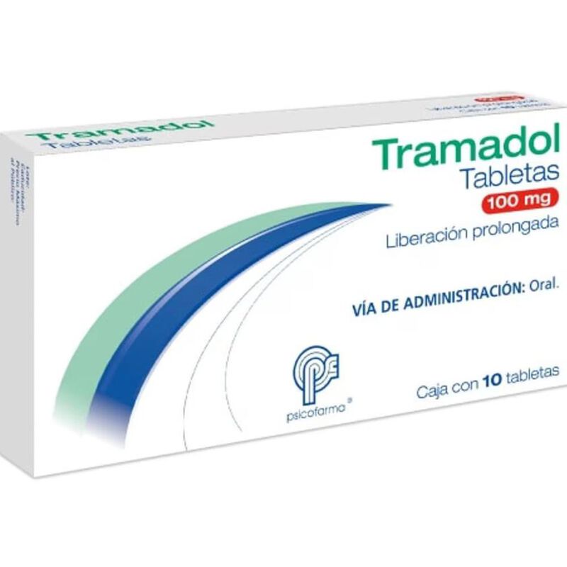 Tramadol 100mg caja 10 tabletas image number null