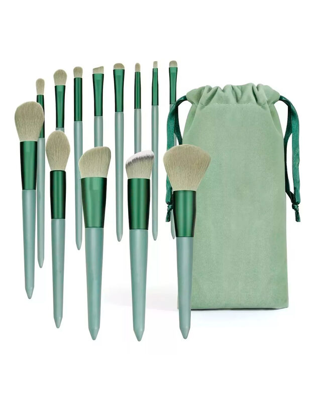 Green Brush Kit de Brochas para Maquillaje image number null