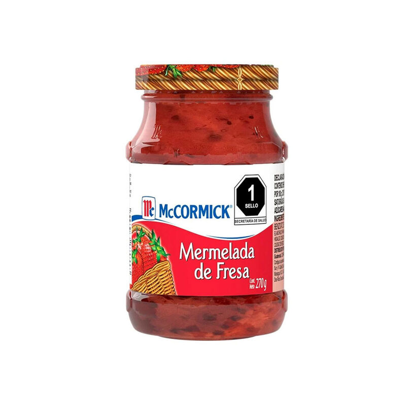 MERMELADA FRESA MCCORMICK 270 GR image number null
