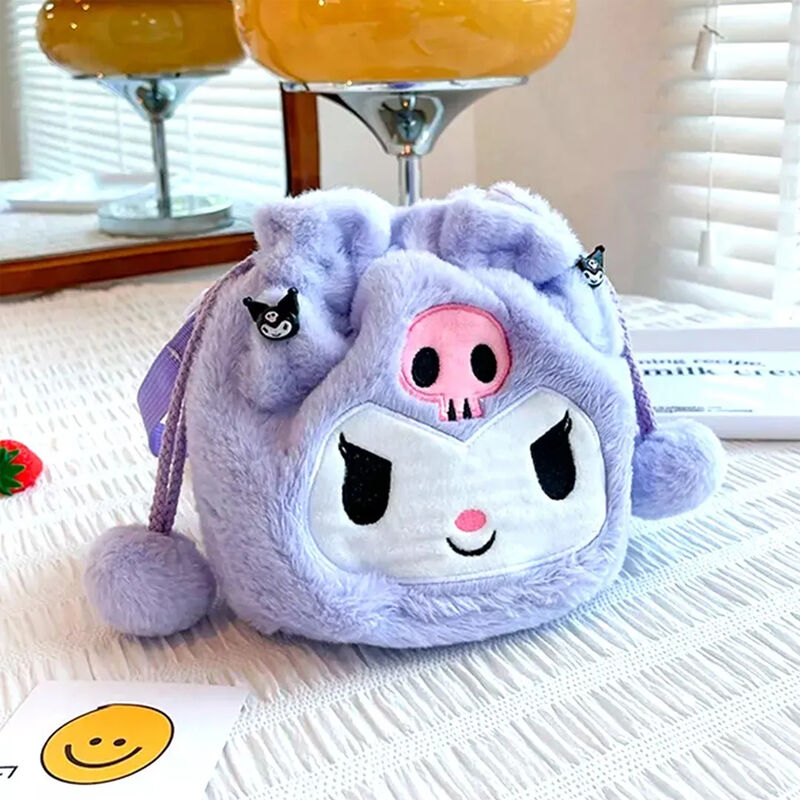 Bolsa Bandolera Afelpada Kawaii image number null