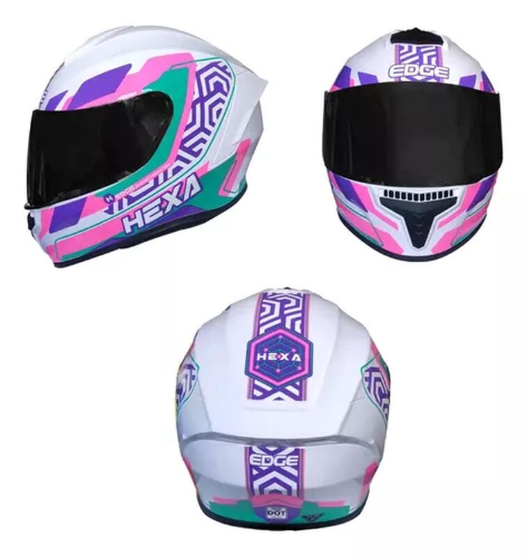 Casco Integral Edge Frankie Hexa Con Certificad... image number null