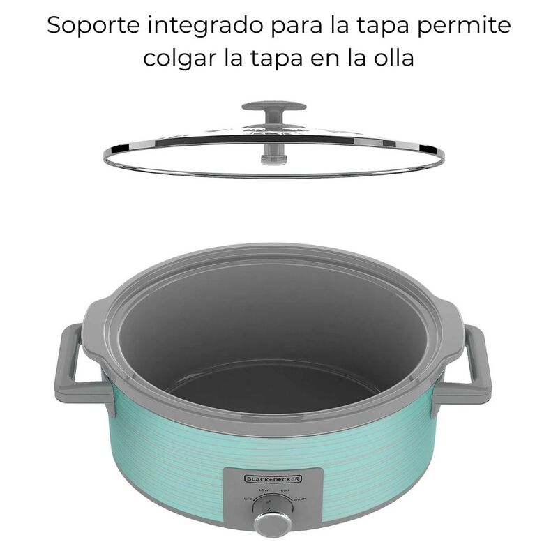Olla De Lenta Cocci&oacute;n Black + Decker 3 Configur... image number null