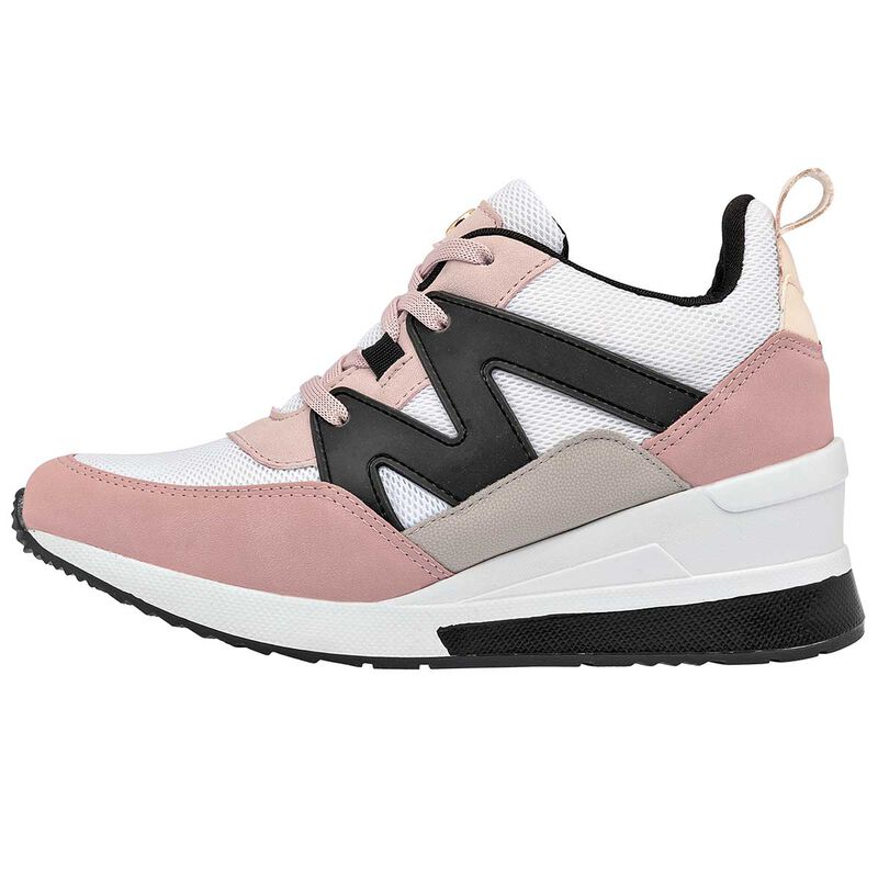 Moramora Tenis urbano para mujer blanco multico... image number null
