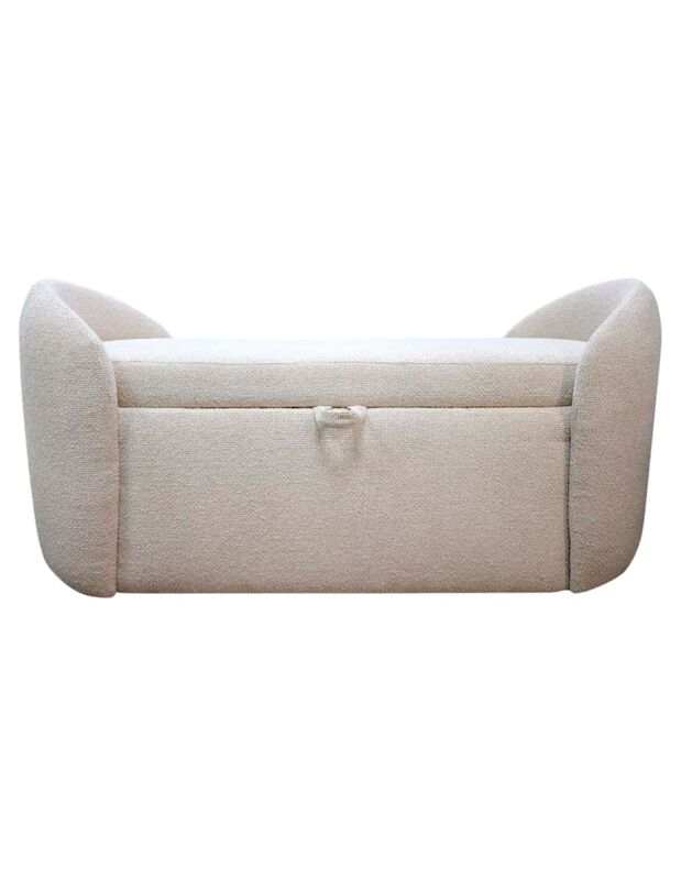 Ba&uacute;l Div&aacute;n de Almacenamiento Daly Beige, Pie de... image number null