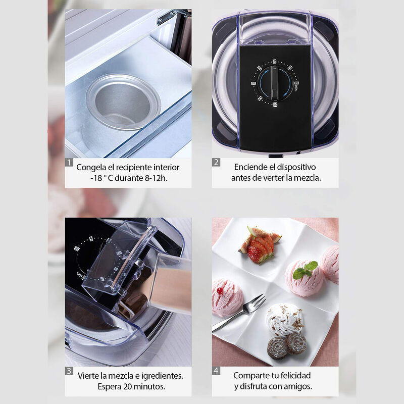 M&aacute;quina para Hacer Helados Aicok 1.4 Litros image number null