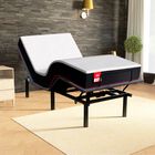 Cama El&eacute;ctrica Ajustable + Colch&oacute;n Individual De Memory Foam Modelo Cora