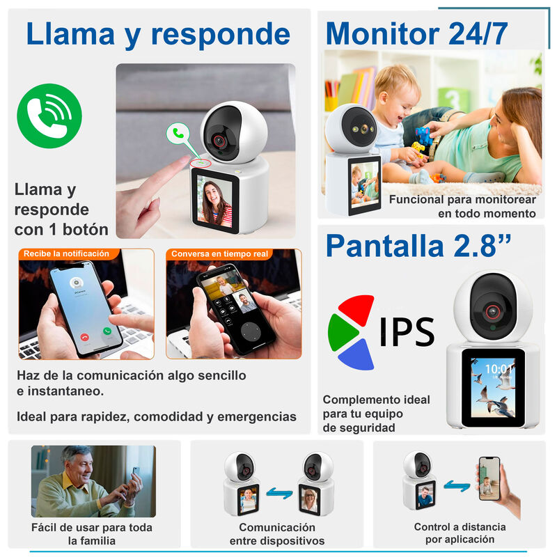 VAK Video C&aacute;mara de seguridad Pantalla W01 5G l... image number null