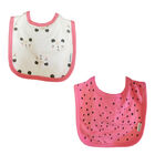 Babero De Tela Para Beb&eacute; Gerber 2pz Ni&ntilde;a Rosa