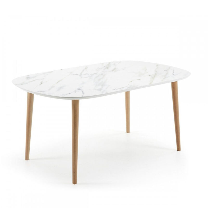 Mesa de Centro con Tapa de M&aacute;rmol de Imitaci&oacute;n image number null