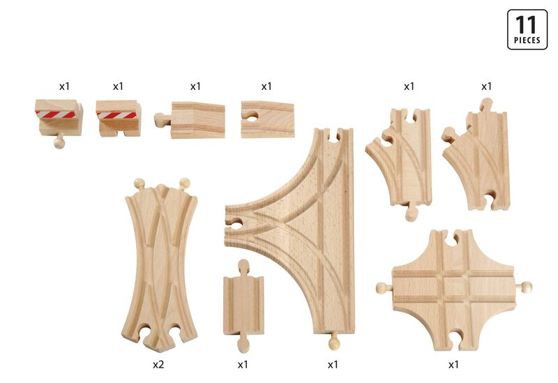 V&iacute;as De Tren De Madera Brio World 33307 Advance... image number null