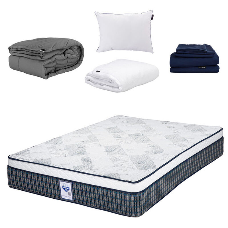 Colch&oacute;n King Size Cardona + Almohada One + Prot... image number null