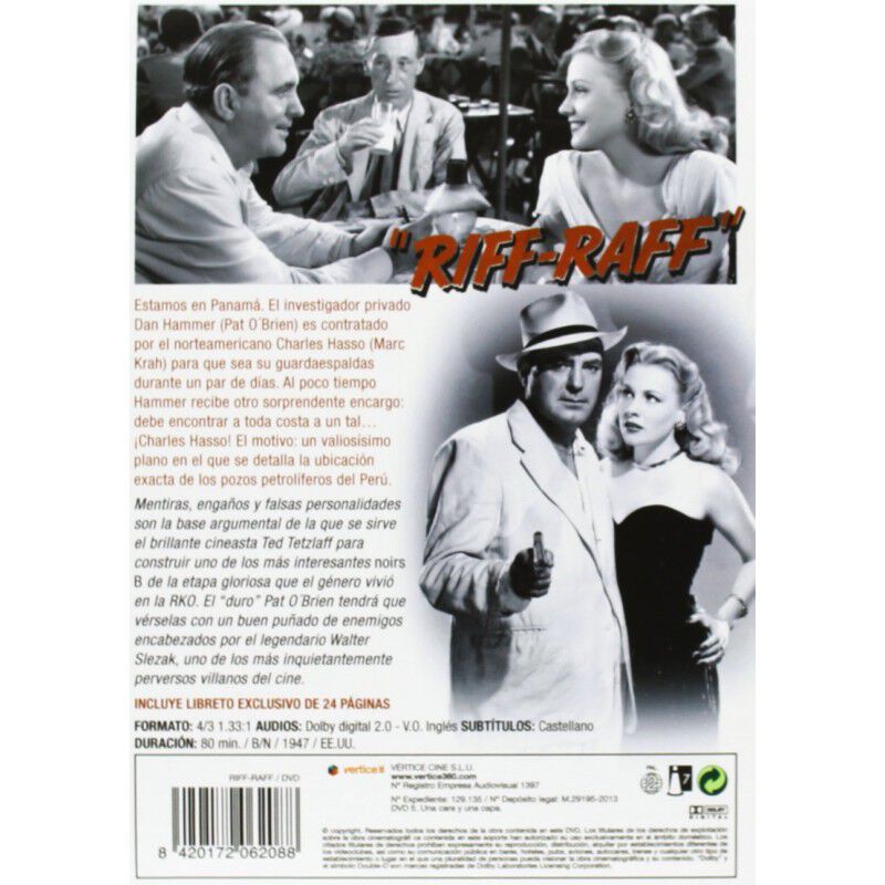 Riff-raff (versi&oacute;n Original Subtitulada) (dvd) image number null
