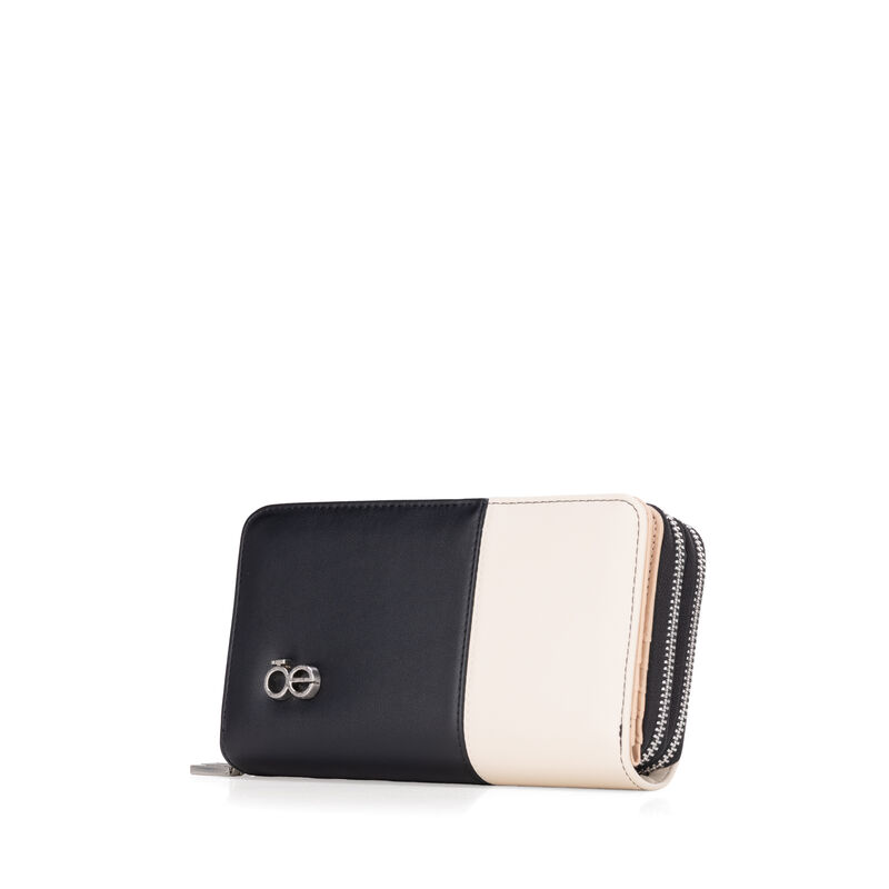 Cartera Hibrida Mediana Con Herraje Color Negro image number null