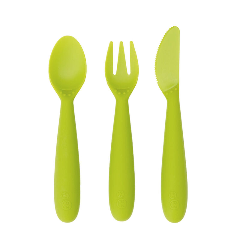 Ezpz Utensilios Happy Verde image number null