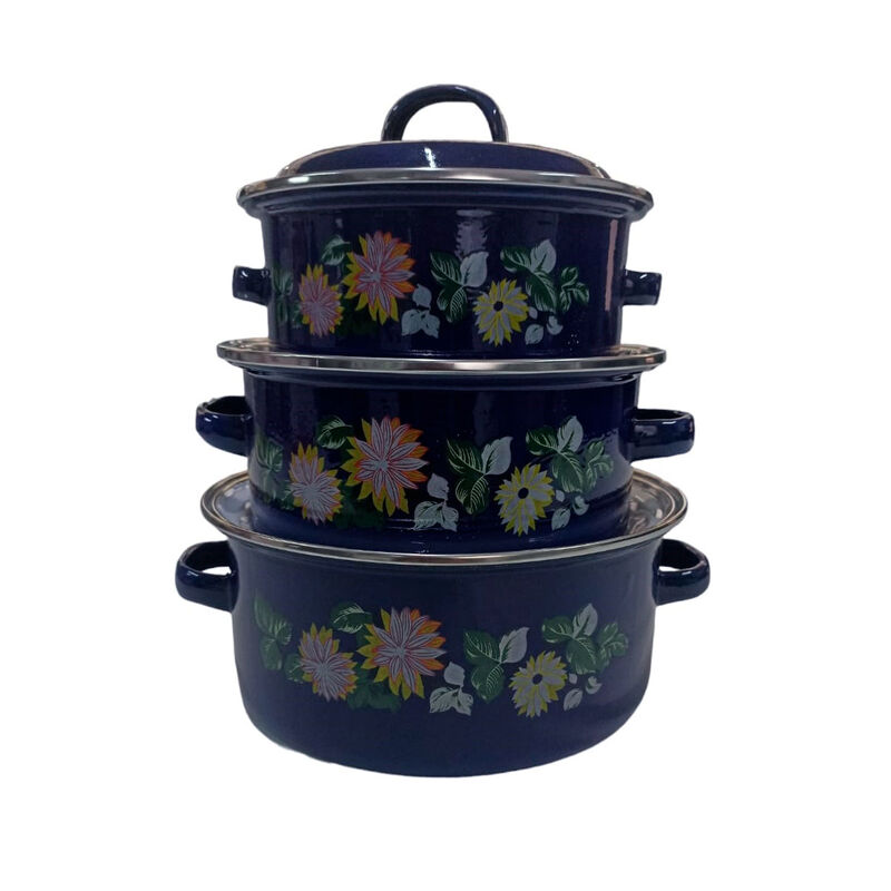 Juego de ollas de Peltre con tapa 6 pz Egipsy S... image number null