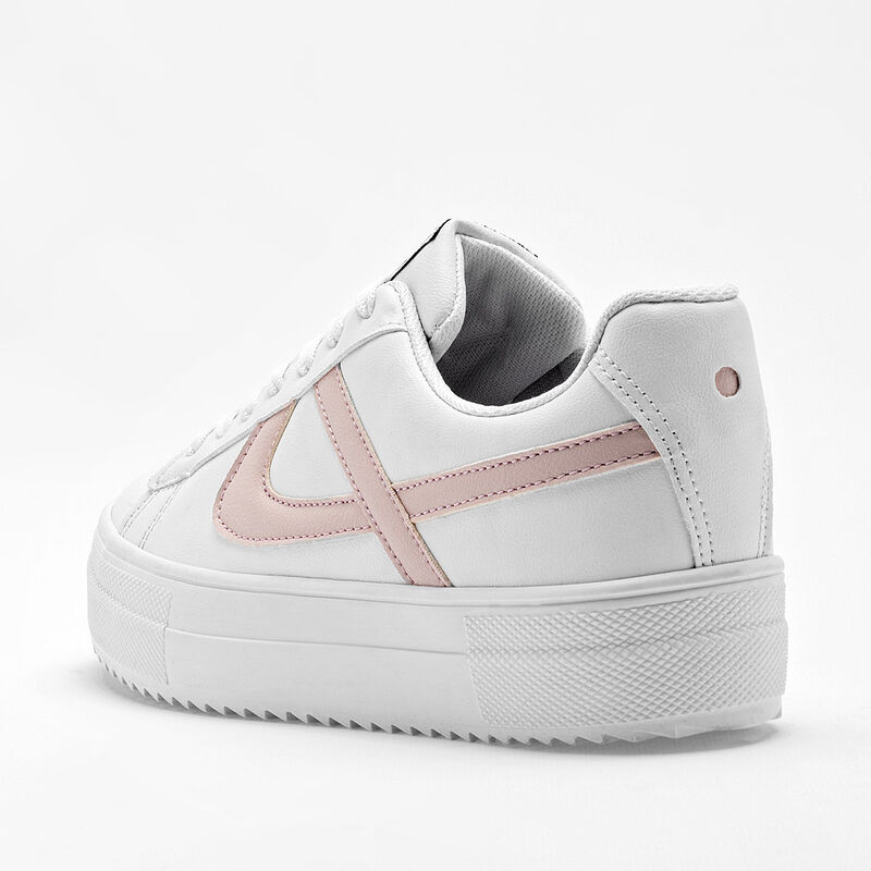 Panam Tenis Para Mujer Blanco Rosa Cod 132697-e image number null
