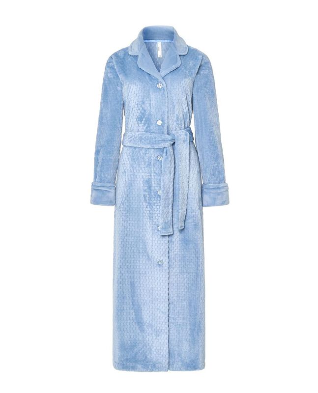 Bata Larga Jacquard con Cintur&oacute;n Acero image number null