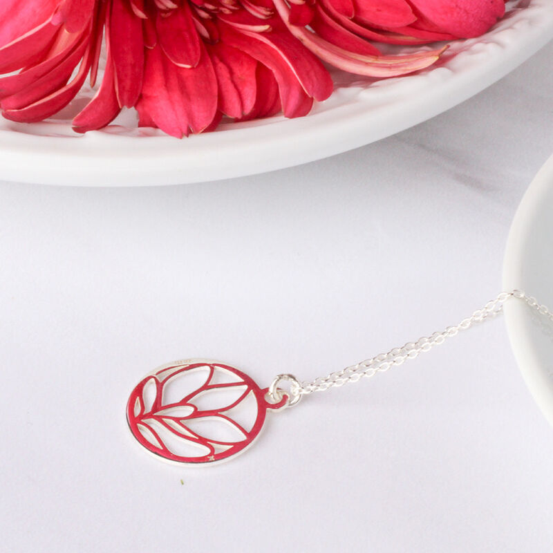 Dije sencillo Amapola De Plata .925 image number null