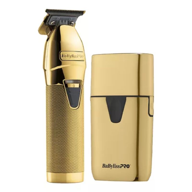 Combo BaByliss  Trimmer FX + Shaver UV Gold image number null
