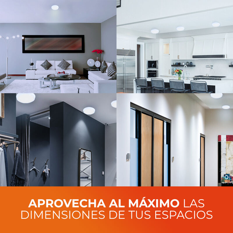 Lampara Led Plafon 10w Techo Ptlled-1010/65 image number null