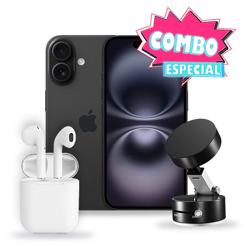 Combo Smartphone Apple IPhone 16 128gb Negro + ... image number null