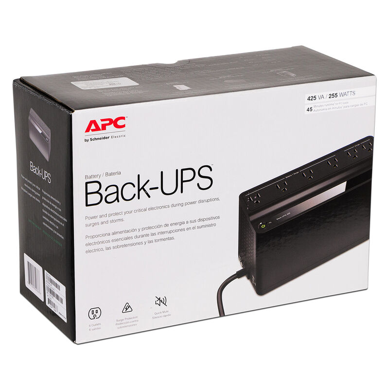 UPS APC ES BE425M-LM de 425VA (255W) de 6 conta... image number null