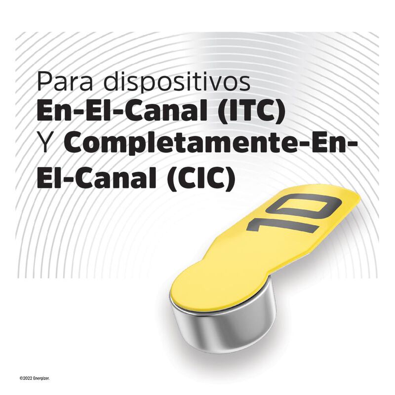 Pila Energizer Auditiva 10 Con 8 Pilas Bot&oacute;n image number null