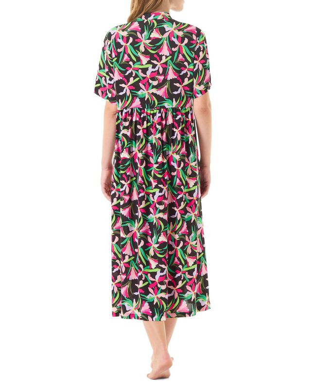 Vestido Largo Cuello Abierto Negro image number null