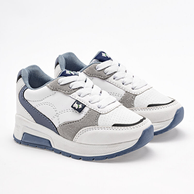 Ferrioni Tenis Urbanos Para Ni&ntilde;o Blanco Azul Gr... image number null