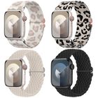 Correa De Reloj Delidigi, El&aacute;stica, De Nailon Trenzado, Para Apple, 40 Mm