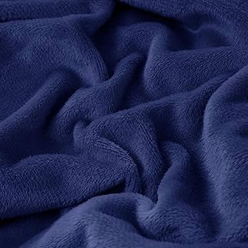 Juego de S&aacute;banas Polar Individual Azul Marino T... image number null