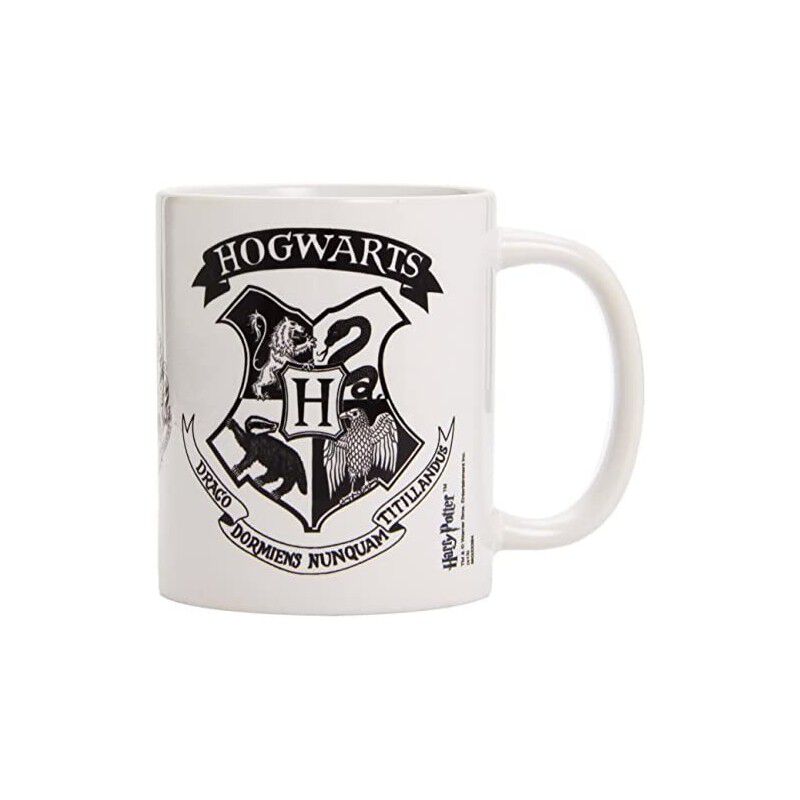 Taza Hogwarts Escudo Negro Harry Potter Cer&aacute;mic... image number null