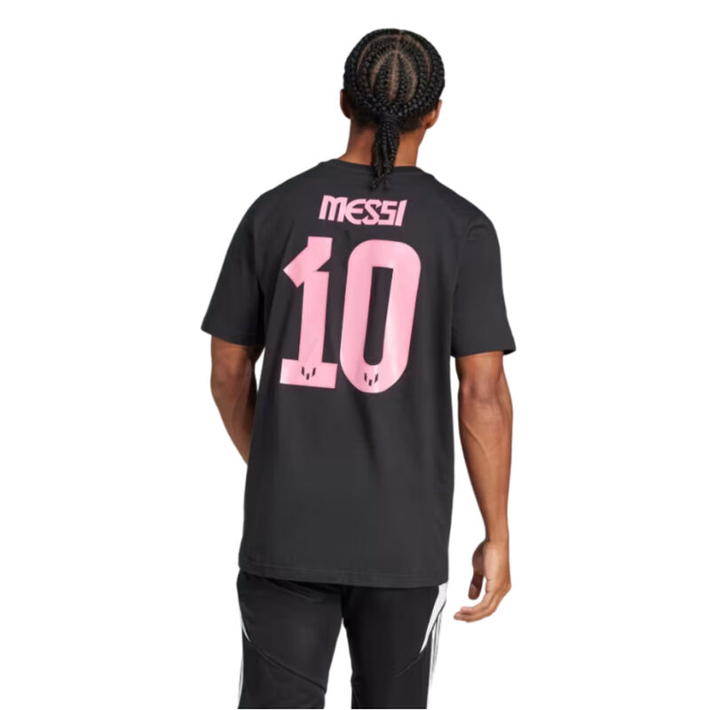 Playera Adidas Hombre Messi N&N G T JM3551 Negr... image number null