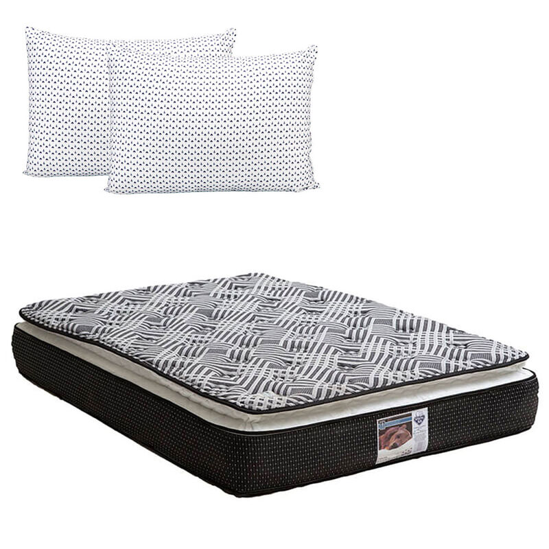 Colchón Queen Size Spring Air Omega+Almohada Di... image number null