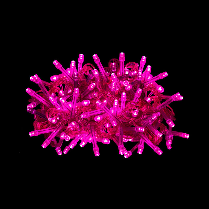 Serie navide&ntilde;a 300 LED Luz rosa 8 Funciones 13M... image number null