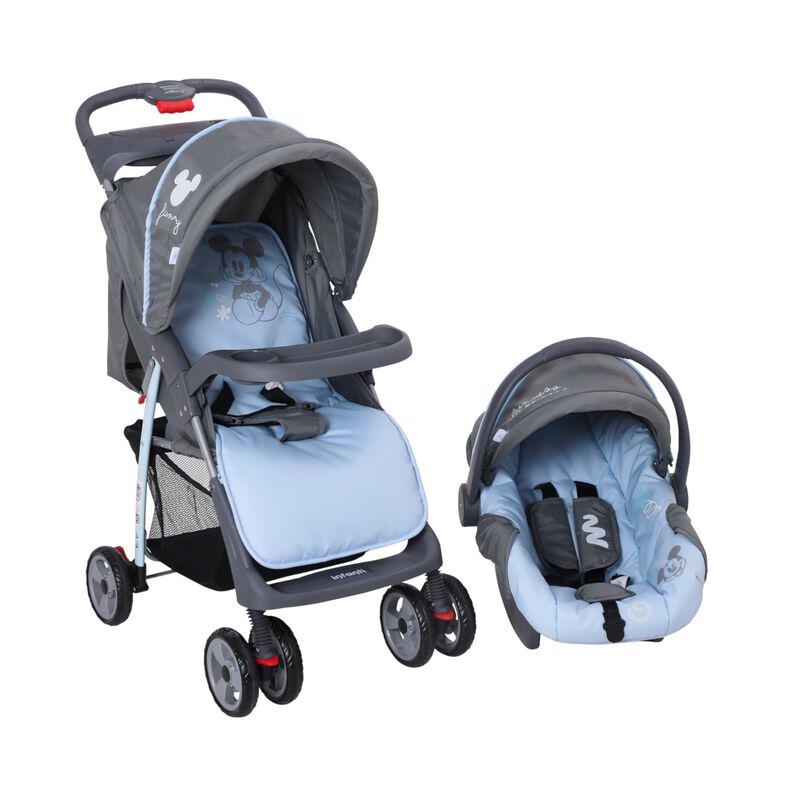 Carriola Para Bebe Disney Mickey Con Portabeb&eacute; ... image number null