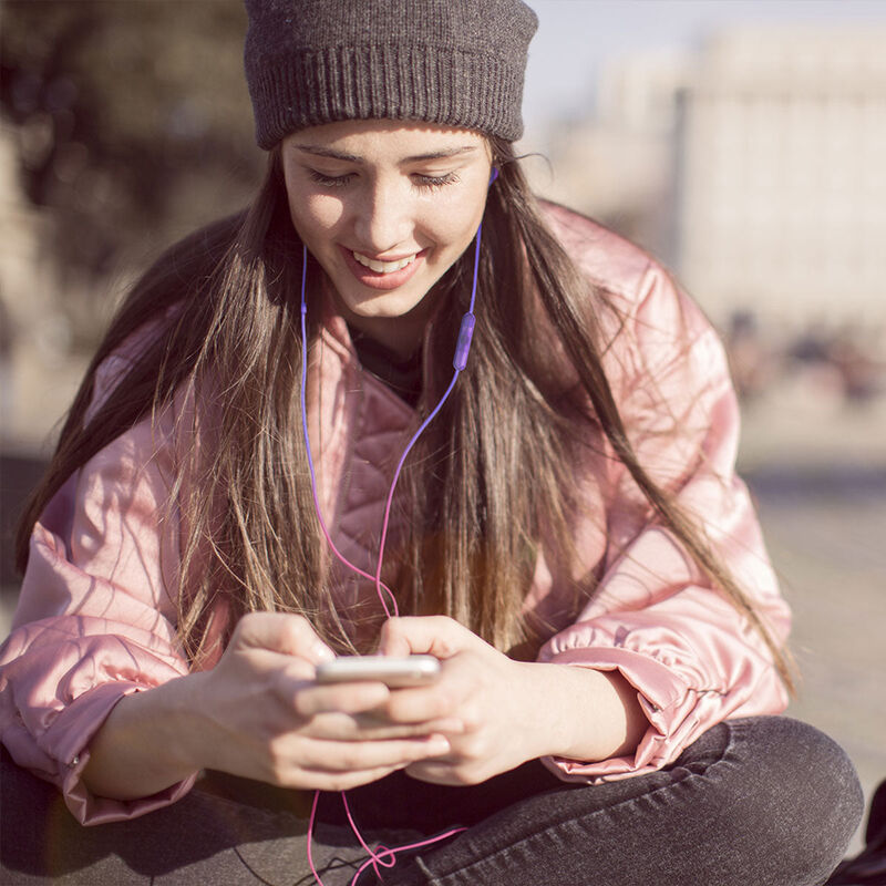 Auriculares con Micr&oacute;fono Philips Rosa image number null