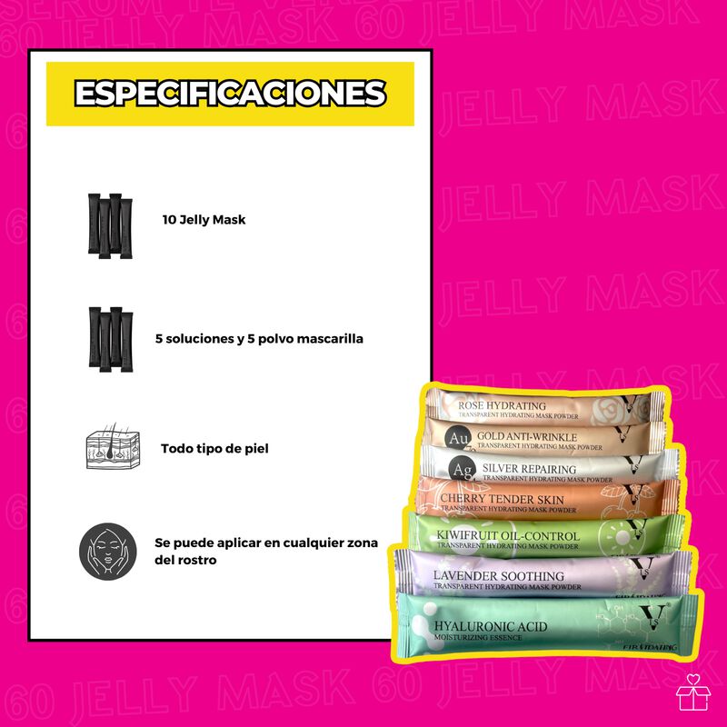 Jelly Mask Mascarilla Hidroplastica Spa Hidrata... image number null