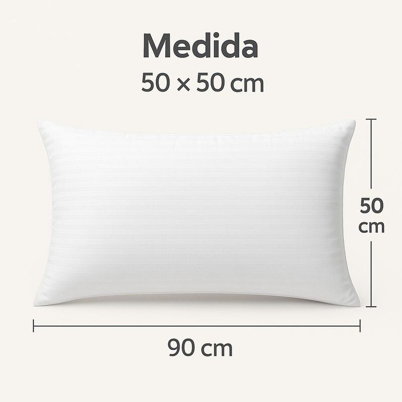 Pack 2 Almohadas Hoteleras King Size Microgel L... image number null