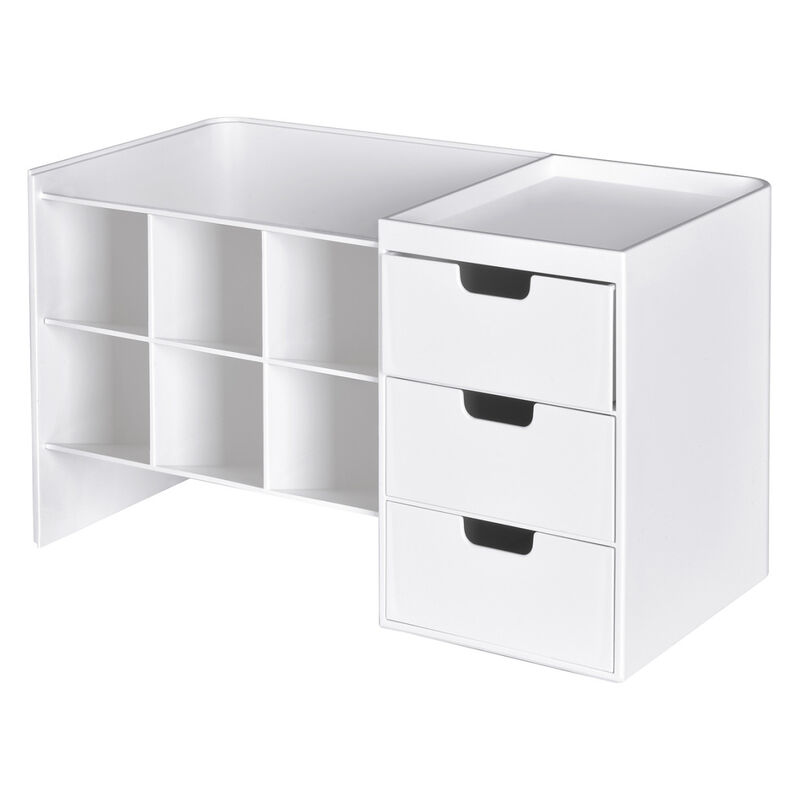 Organizador De Escritorio Multiusos Blanco image number null