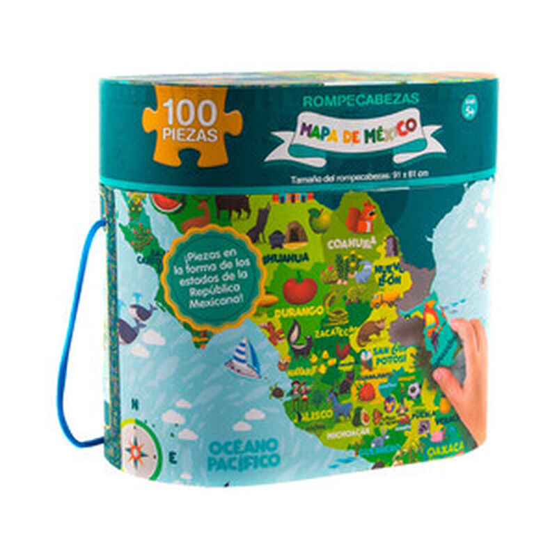 Rompecabezas Gigante para Ni&ntilde;os del Mapa de M&eacute;x... image number null