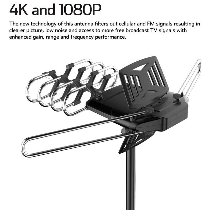 Antena de Tv para Exteriores Onn image number null