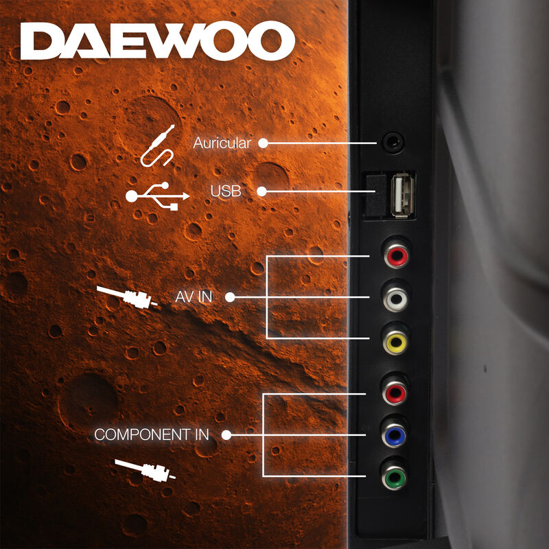 Daewoo Pantalla  32 Pulgadas Led Hd Linux Dolby... image number null